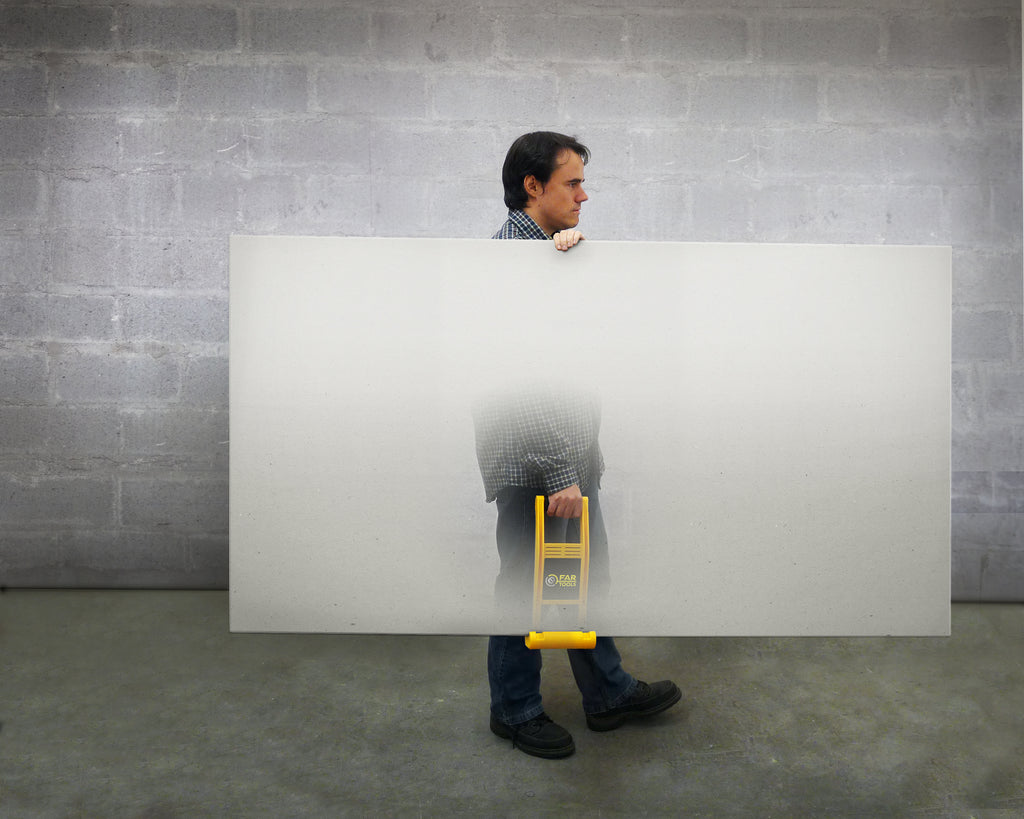 Tragegriff für die Platte