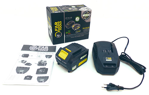 LiiON Akku 18V, 4,0Ah + Ladegerät